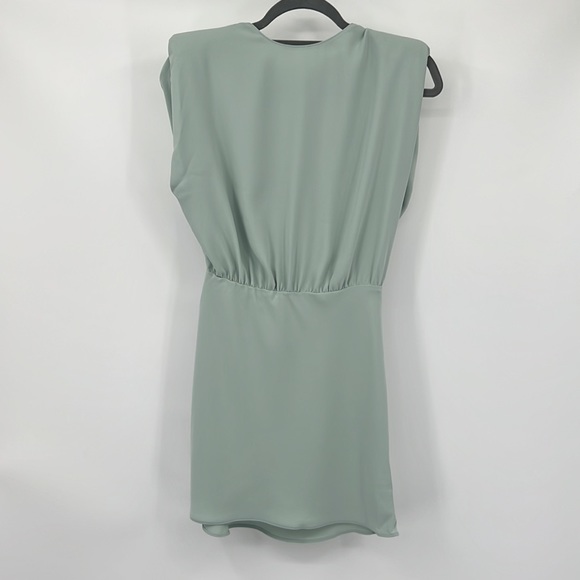 Amanda Uprichard Kent Mini Dress in Thyme XS - Picture 4 of 8